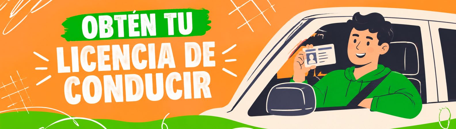 Obtén tu licencia de conducir